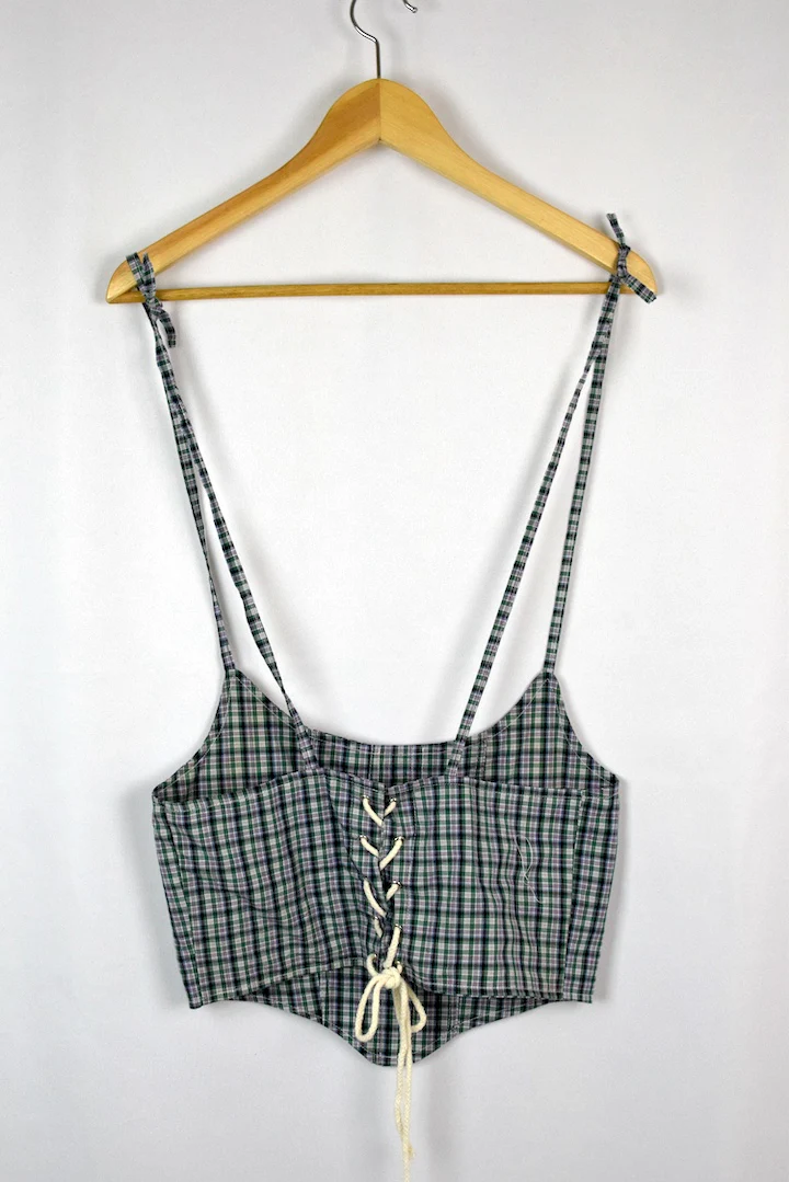 Reworked Ralph Lauren Corset Style Top - Image 3