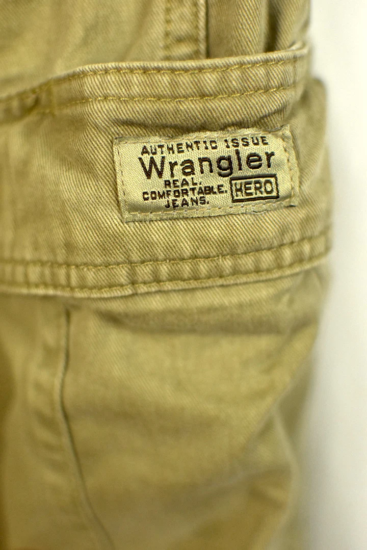 Beige Wrangler Cargo Pants - Image 3