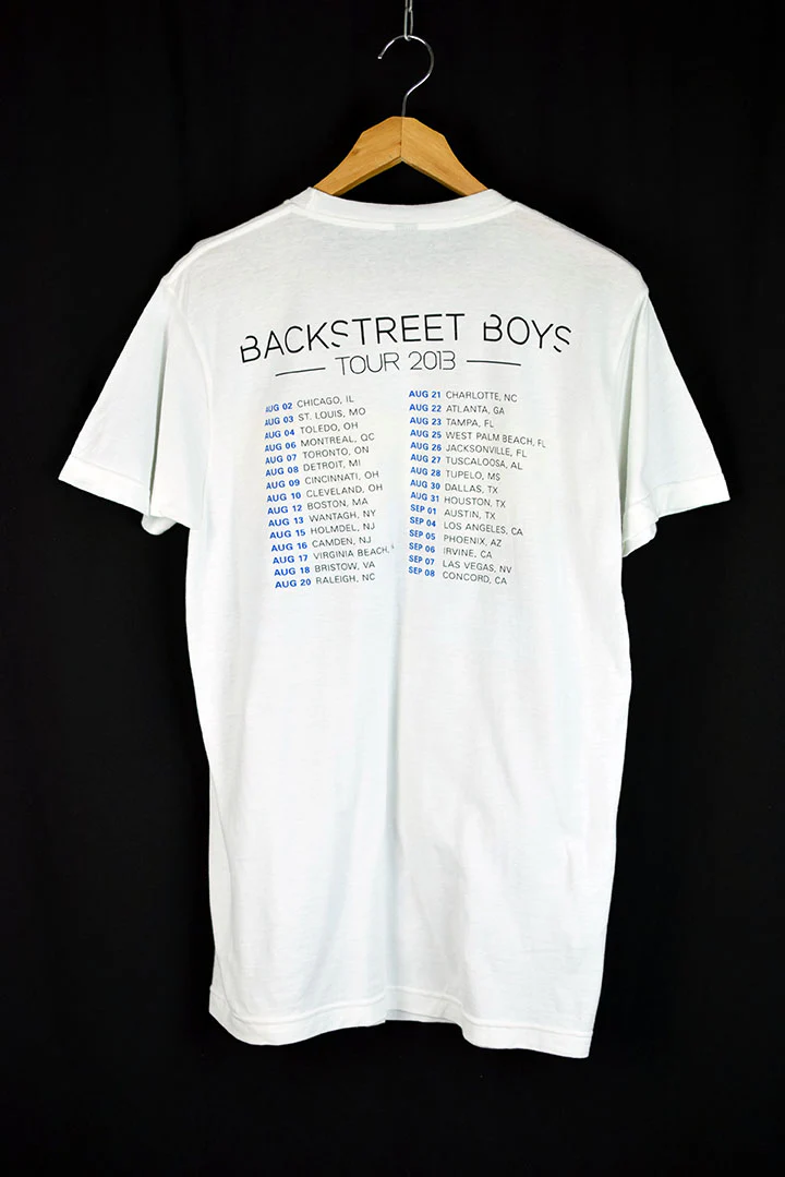 DEADSTOCK 2013 Backstreet Boys Tour T-Shirt - Image 3