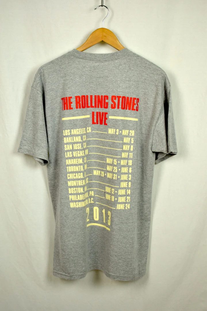 DEADSTOCK 2013 Rolling Stones Tour T-Shirt - Image 3