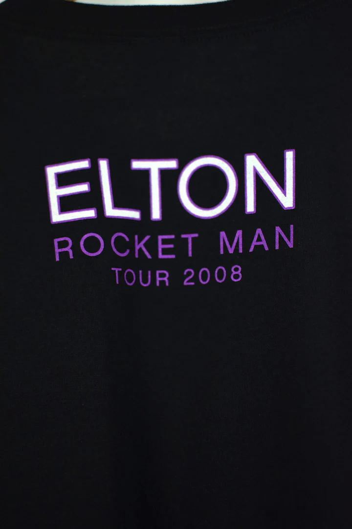DEADSTOCK Elton John 2008 Tour T-Shirt - Image 4