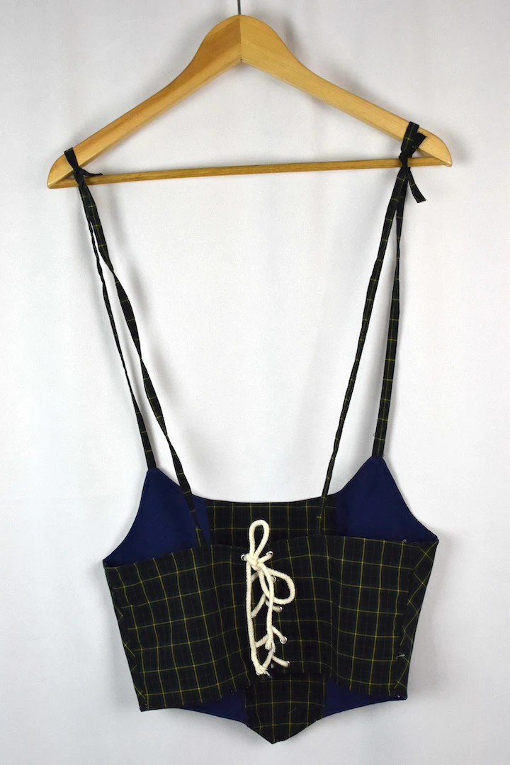 Reworked Ralph Lauren Brand Corset Style Top - Image 3