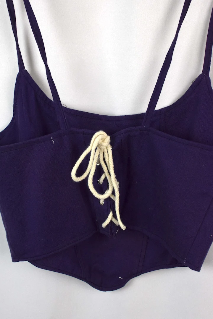 Reworked Ralph Lauren Brand Corset Style Top - Image 5