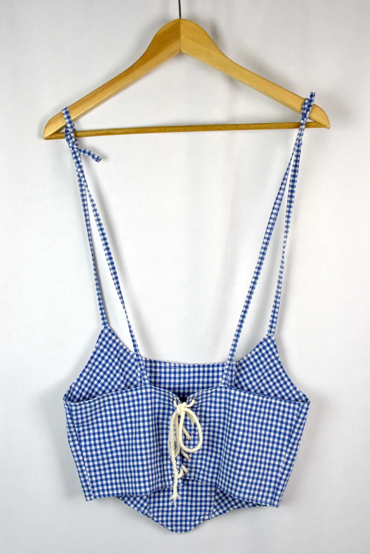 Reworked Ralph Lauren Brand Corset Style Top - Image 4