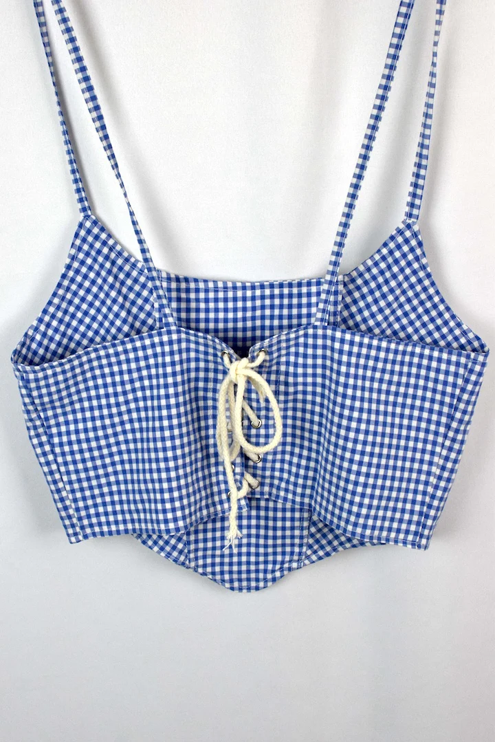 Reworked Ralph Lauren Brand Corset Style Top - Image 5