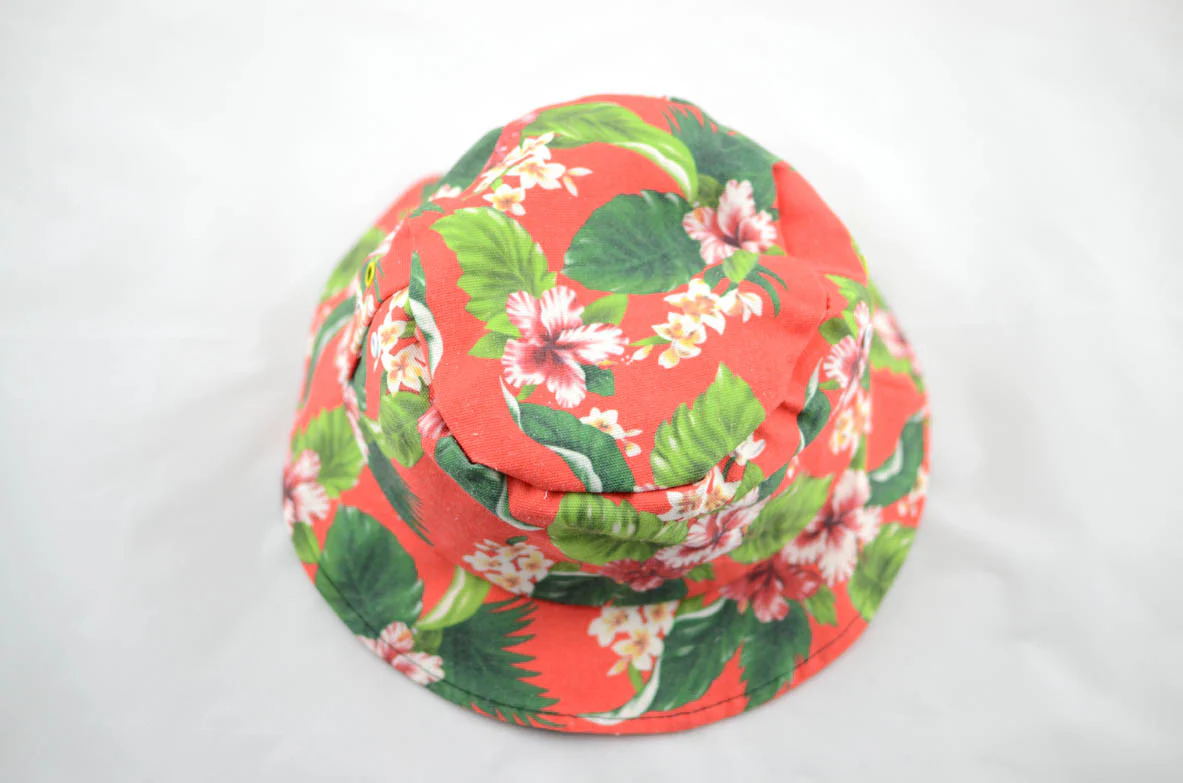NEW Hawaiian Print Bucket Hat - Image 3