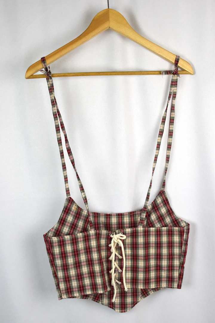 Reworked Ralph Lauren Brand Corset Style Top - Image 3