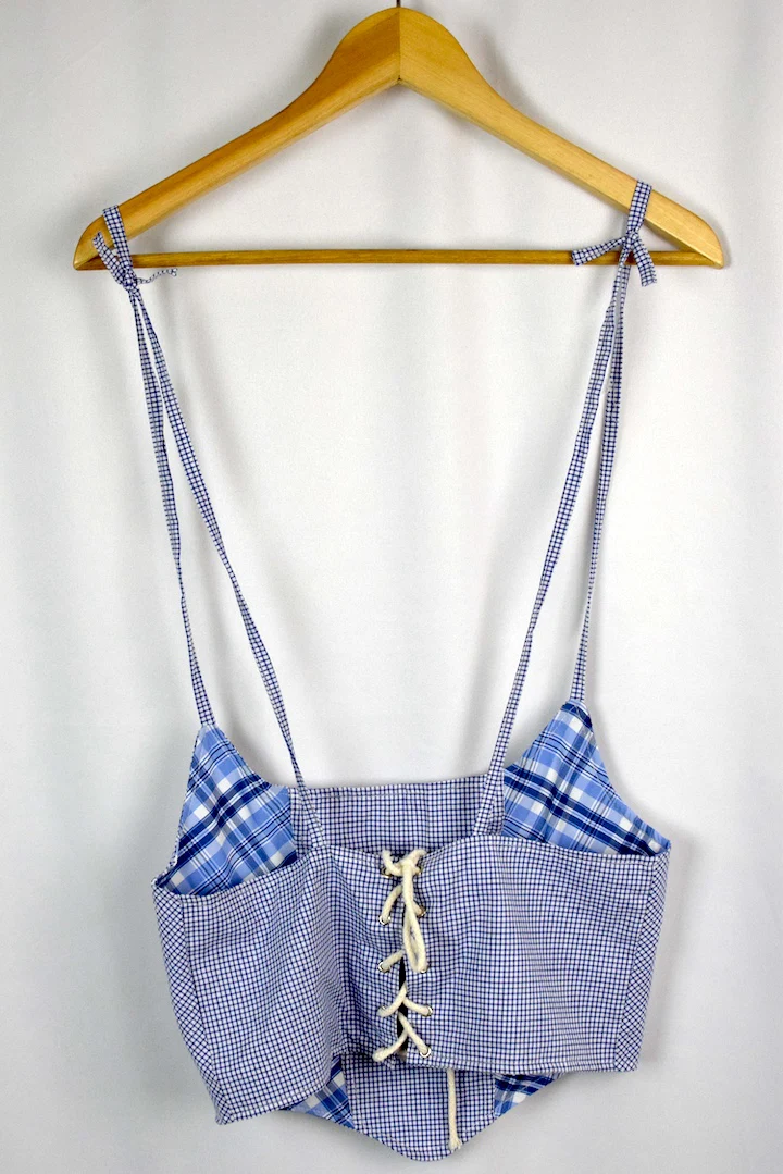 Reworked Ralph Lauren Brand Corset Style Top - Image 4